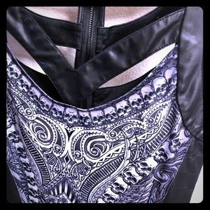 Affliction sexy body fit dress